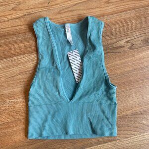 Out From Under Ribbed V-Neck Seamless Bralette Bra Top (NWT)